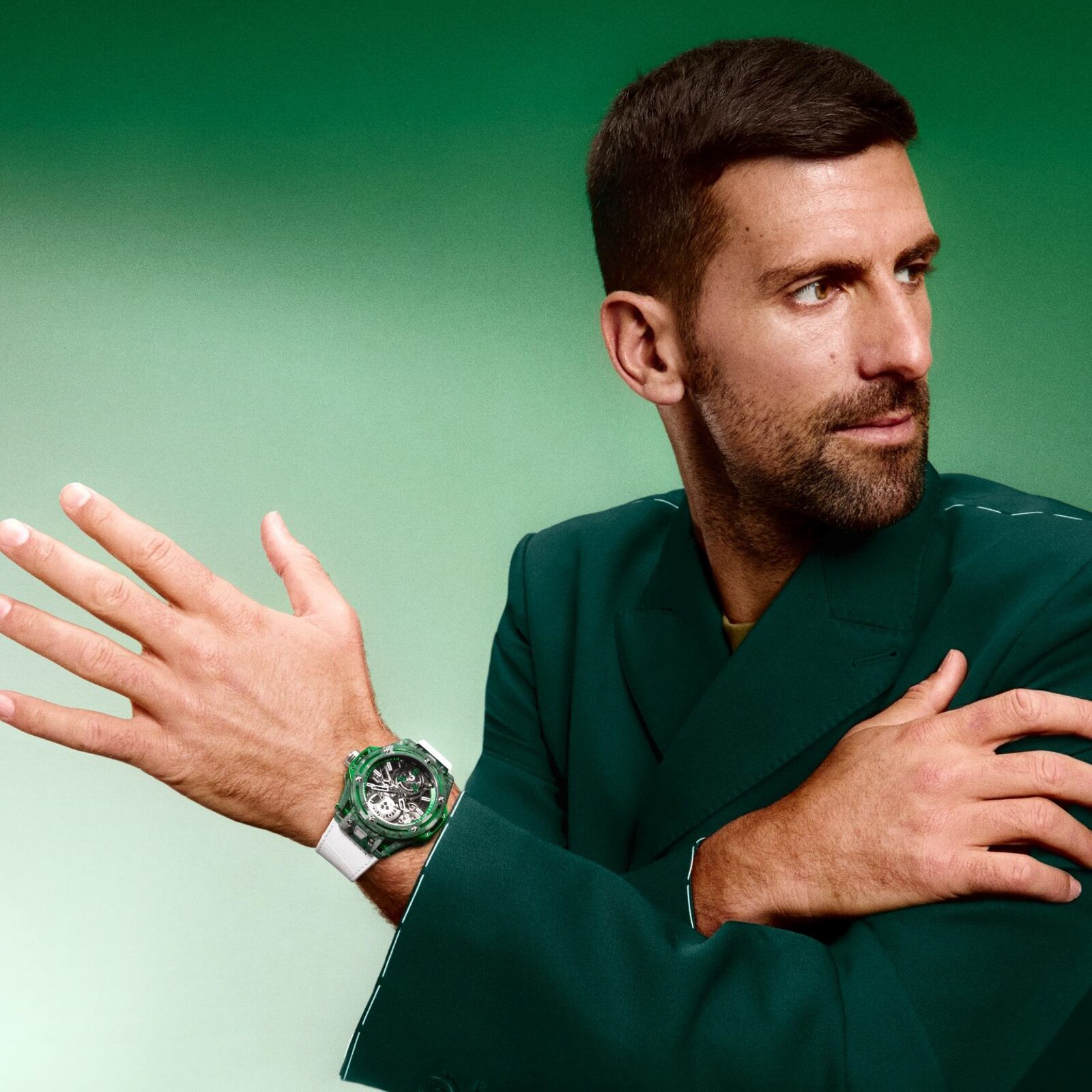Hublot Big Bang Tourbillon Novak Djokovic Goat Edition 44mm Mens