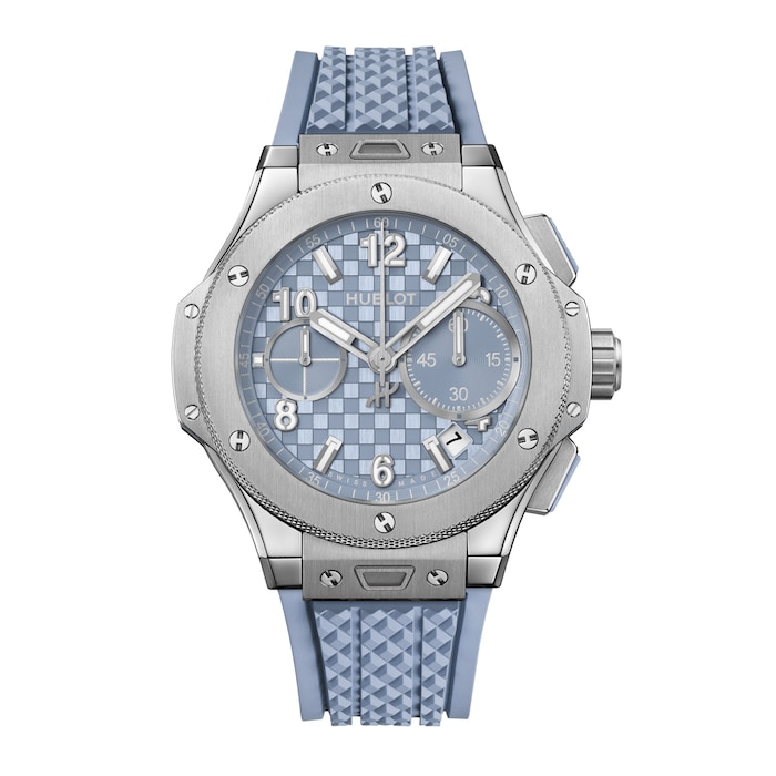 Hublot Big Bang Original Unico Titanium 43mm Mens Watch Coal Blue