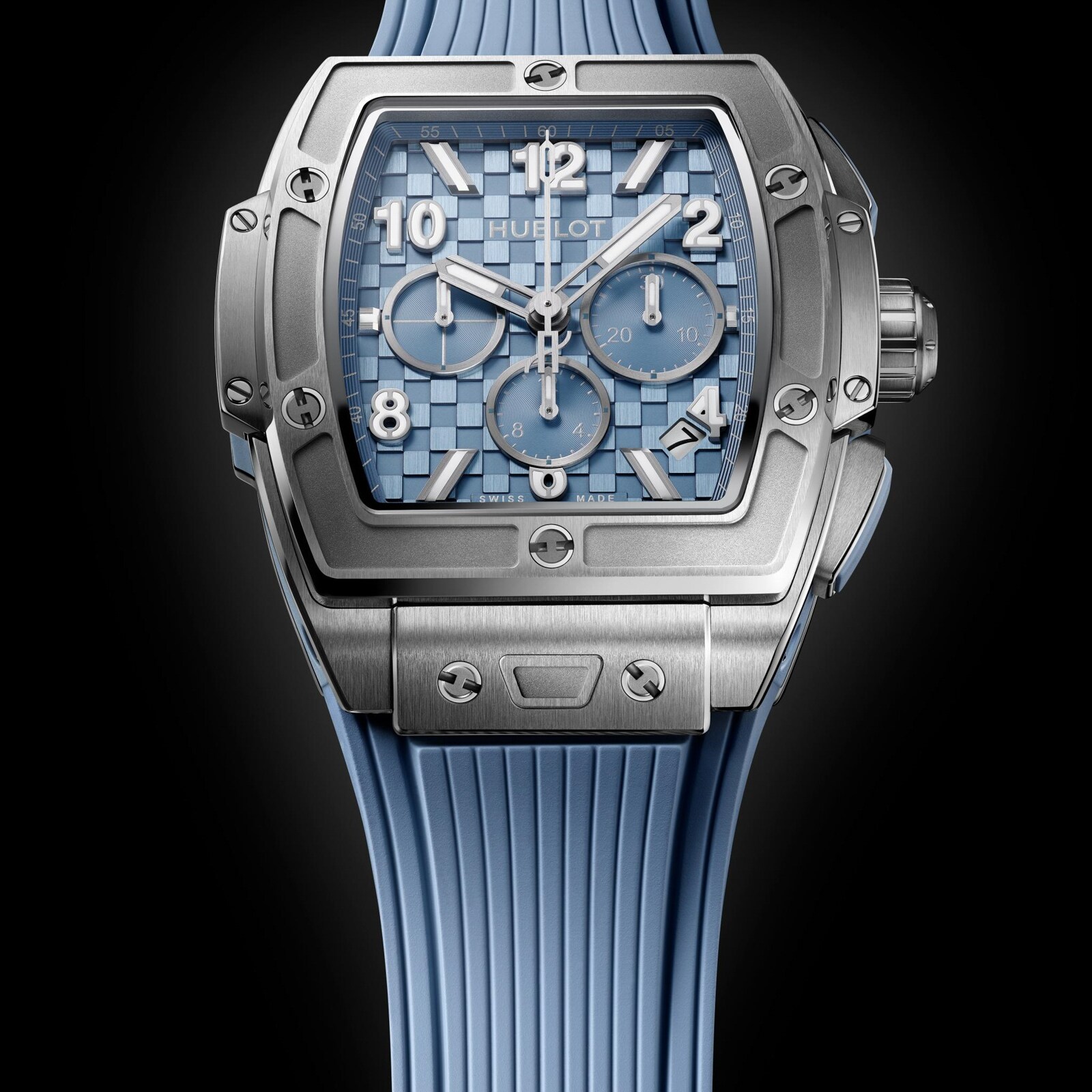 Hublot Spirit of Big Bang Titanium 42mm Mens Watch Coal Blue 642