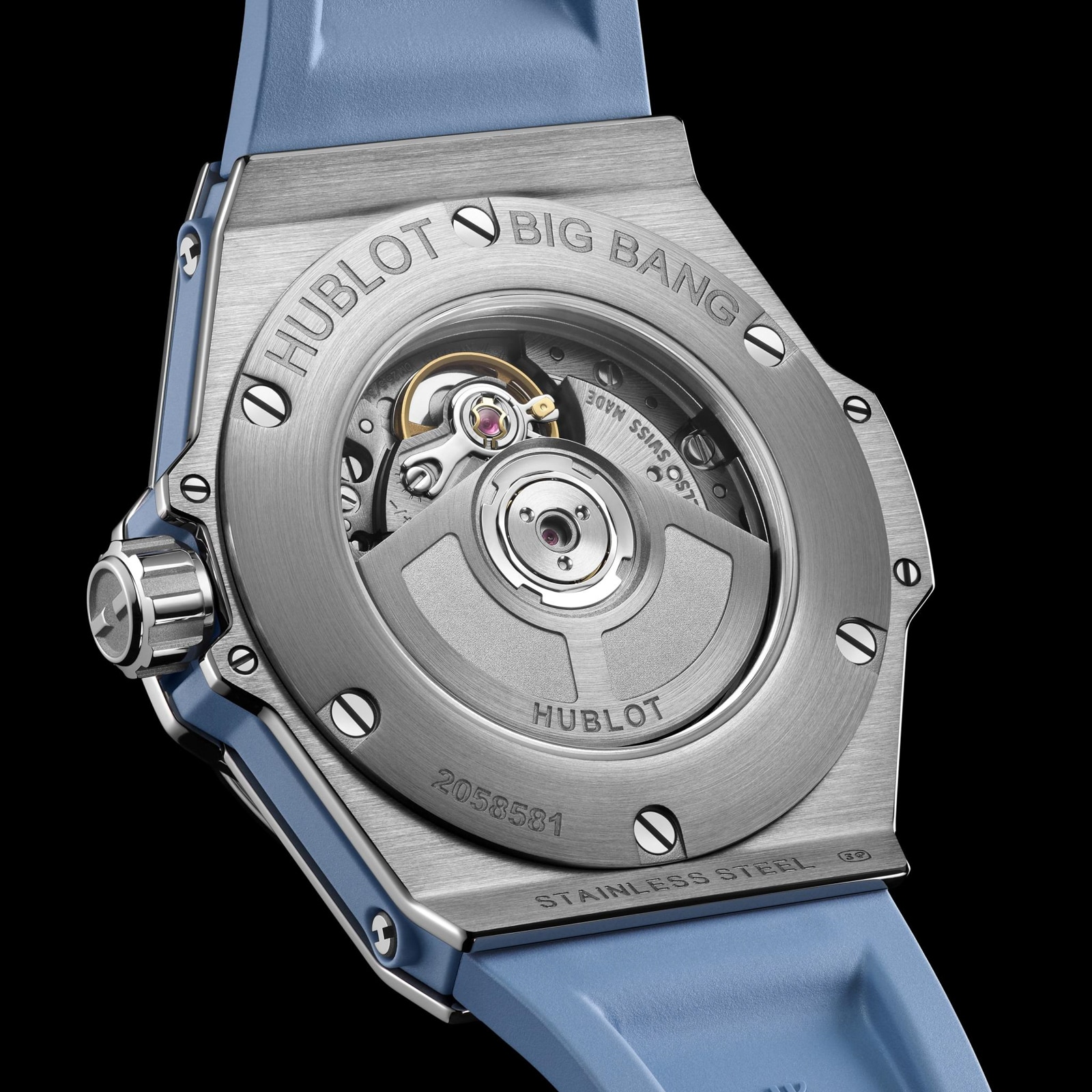 Hublot Big Bang One Click Steel 33mm Ladies Watch Coal Blue
