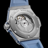Hublot Big Bang One Click Steel 33mm Ladies Watch Coal Blue Diamonds