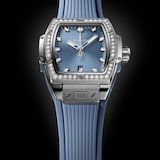 Hublot Spirit of Big Bang Steel Diamonds 32mm Mens Watch Coal Blue