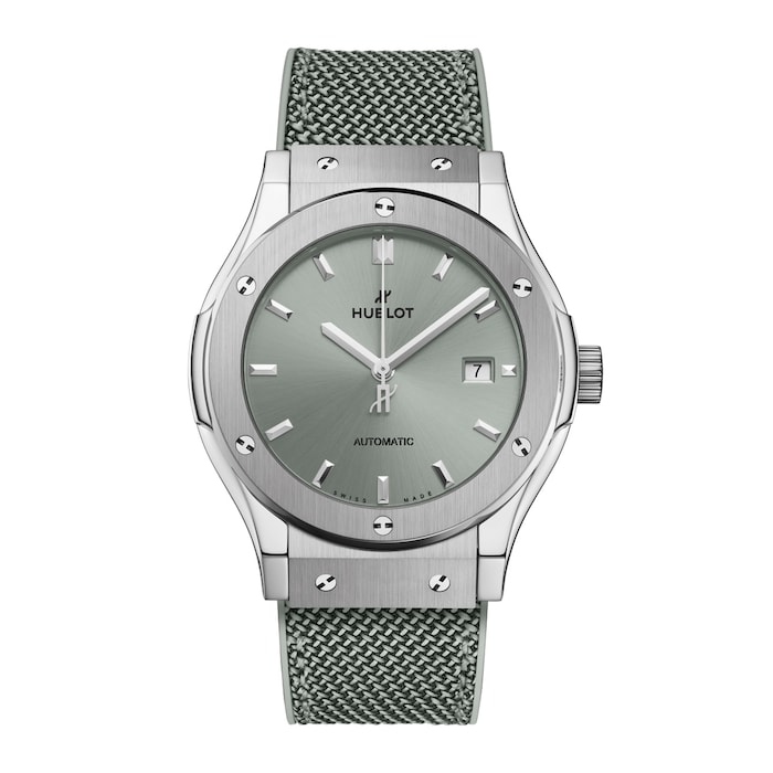 Hublot Classic Fusion Titanium 42mm Mens Watch Sage Green