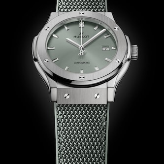 Hublot Classic Fusion Titanium 42mm Mens Watch Sage Green Hublot Classic Fusion Titanium 42mm Mens Watch Sage Green