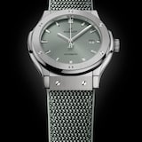 Hublot Classic Fusion Titanium 42mm Mens Watch Sage Green