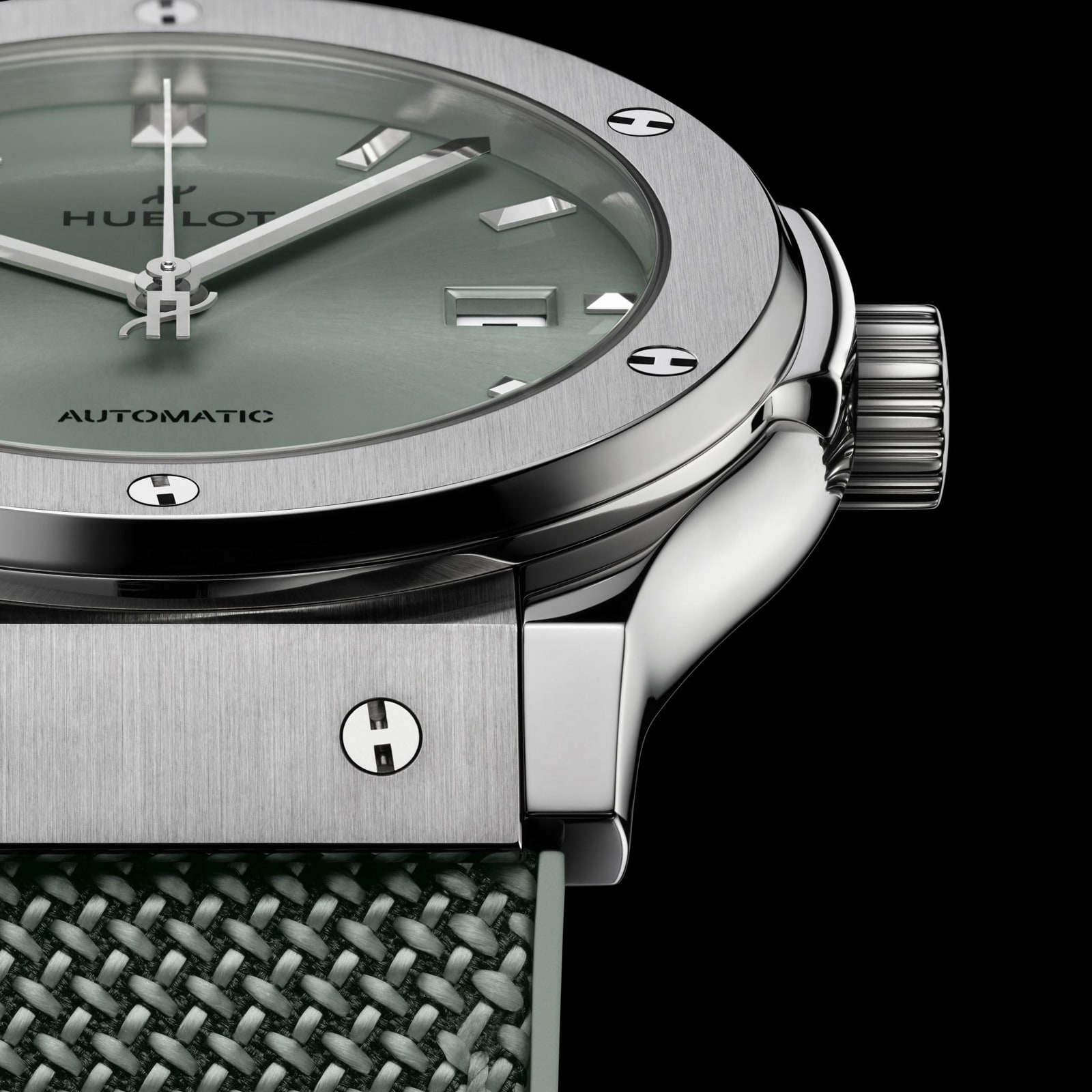Hublot Classic Fusion Titanium 42mm Mens Watch Sage Green Hublot Classic Fusion Titanium 42mm Mens Watch Sage Green