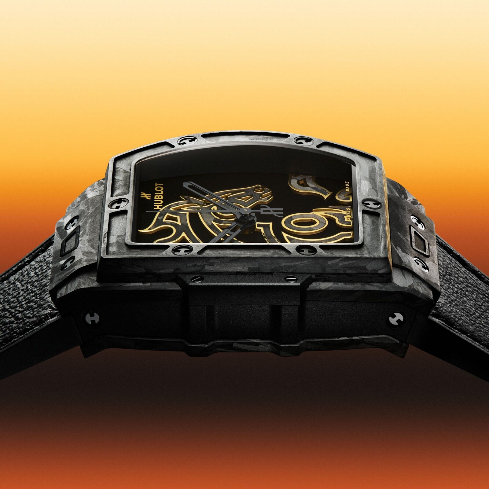 Hublot Spirit Of Big Bang Year Of The Horse Frosted Carbon 42mm