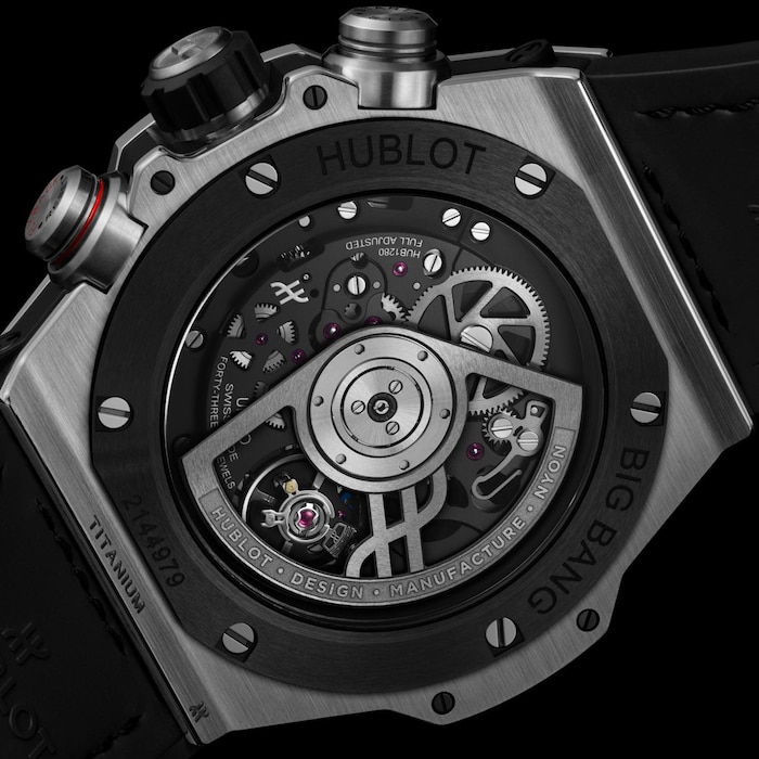 Hublot Big Bang Reloaded 44mm Mens Watch Skeleton Titanium Ceramic