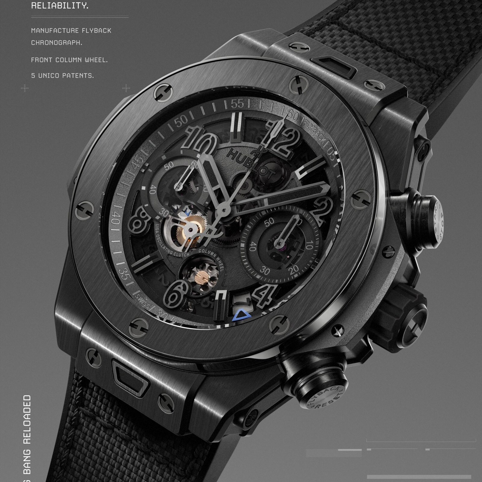 Hublot Big Bang Reloaded 44mm Mens Watch Black