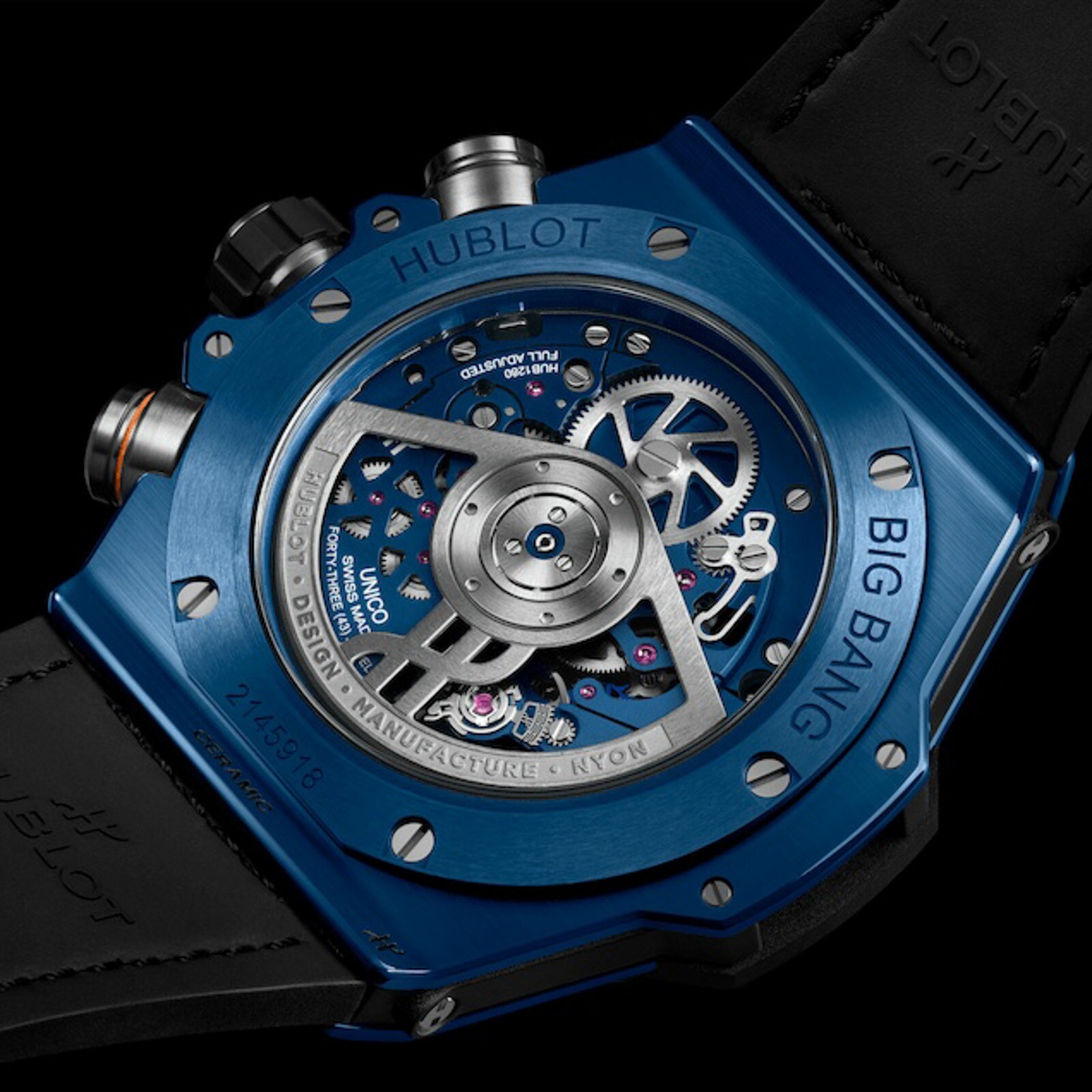 Hublot Big Bang Reloaded 44mm Mens Watch Blue Ceramic