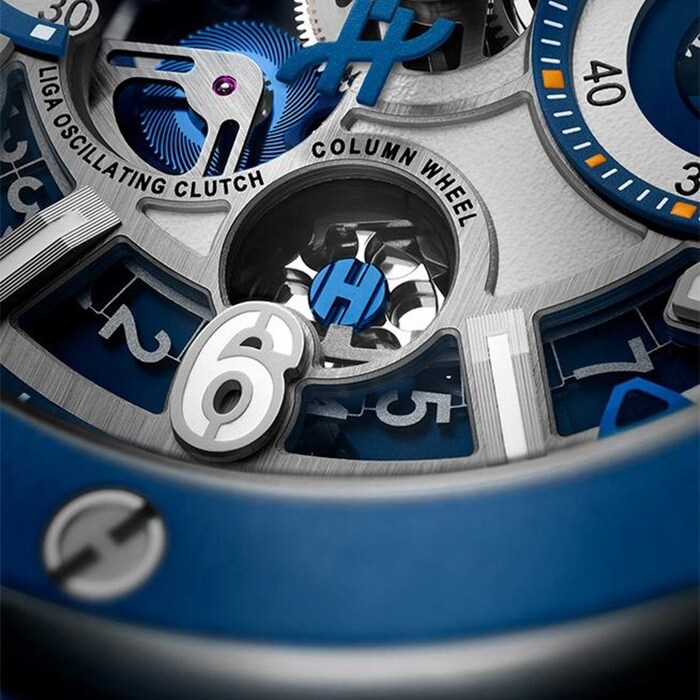 Hublot Big Bang Reloaded 44mm Mens Watch Blue Ceramic