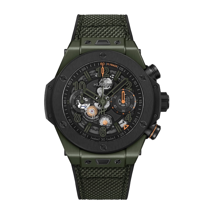Hublot Big Bang Reloaded 44mm Mens Watch Dark Green Ceramic