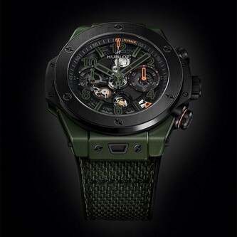 Hublot Big Bang Reloaded 44mm Mens Watch Dark Green Ceramic