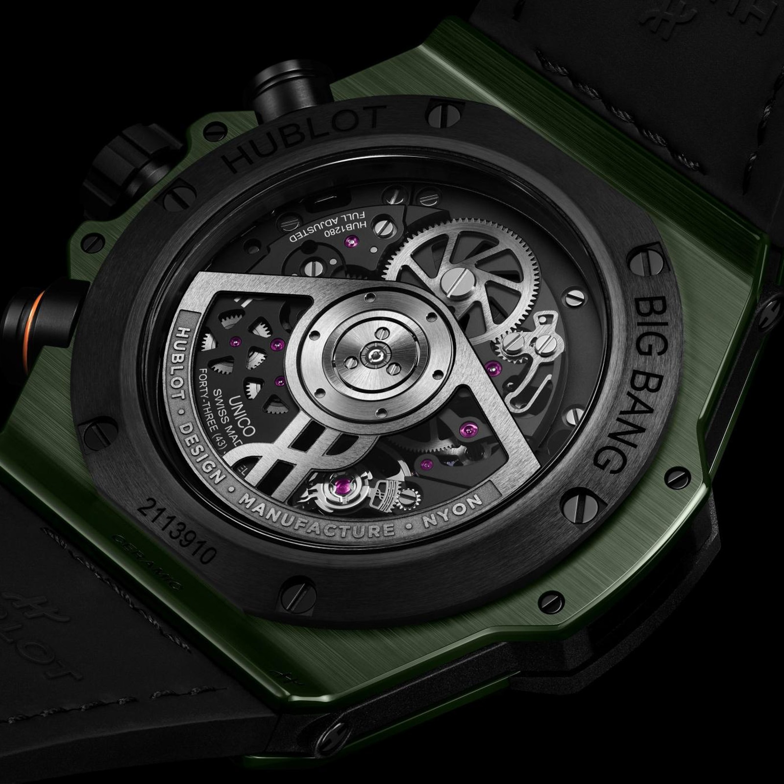Hublot Big Bang Reloaded 44mm Mens Watch Dark Green Ceramic