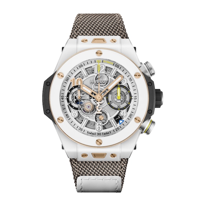 Hublot Big Bang Reloaded Kylian Mbappé Limited Edition 44mm Mens Watch White Ceramic