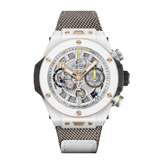 Hublot Big Bang Reloaded Kylian Mbappé Limited Edition 44mm Mens Watch White Ceramic