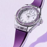 Hublot Big Bang Joyful Steel Purple 33mm Ladies Watch