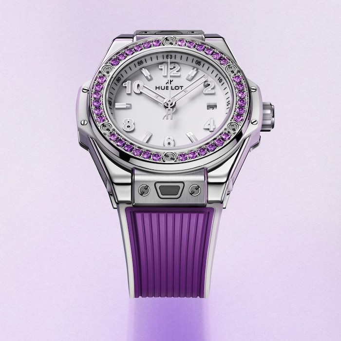 Hublot Big Bang Joyful Steel Purple 33mm Ladies Watch