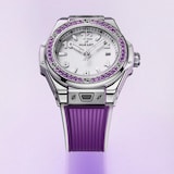 Hublot Big Bang Joyful Steel Purple 33mm Ladies Watch