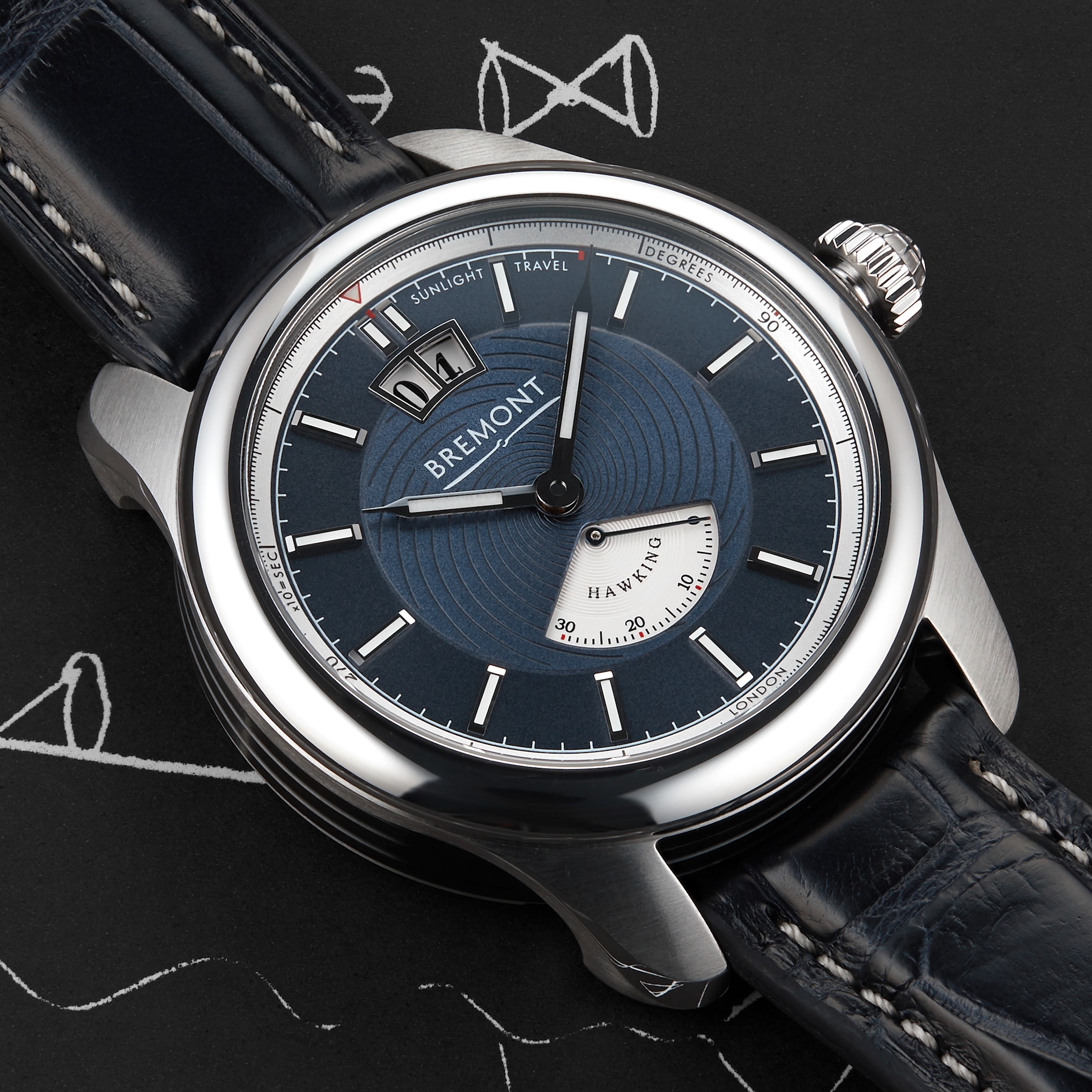 Bremont Hawking 41mm Mens Watch Bremont Hawking 41mm Mens Watch