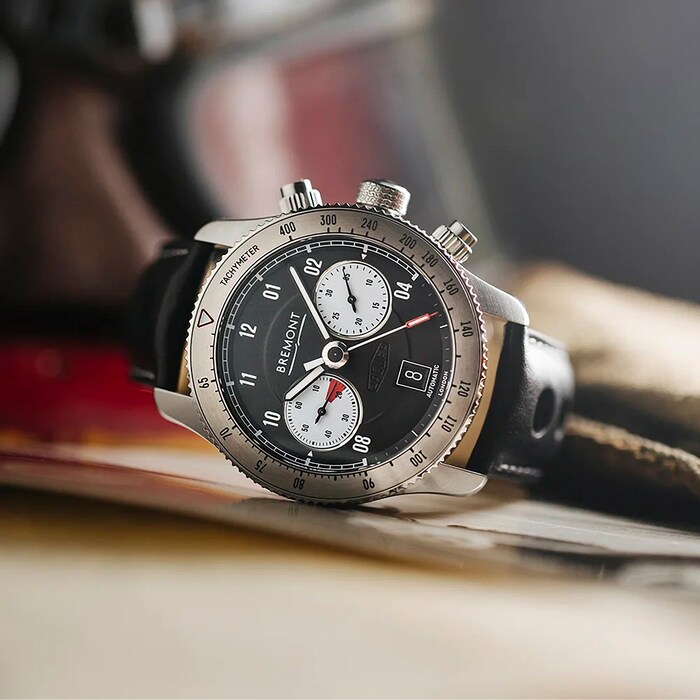 Bremont Jaguar C-Type Monochrome Chronograph 43mm