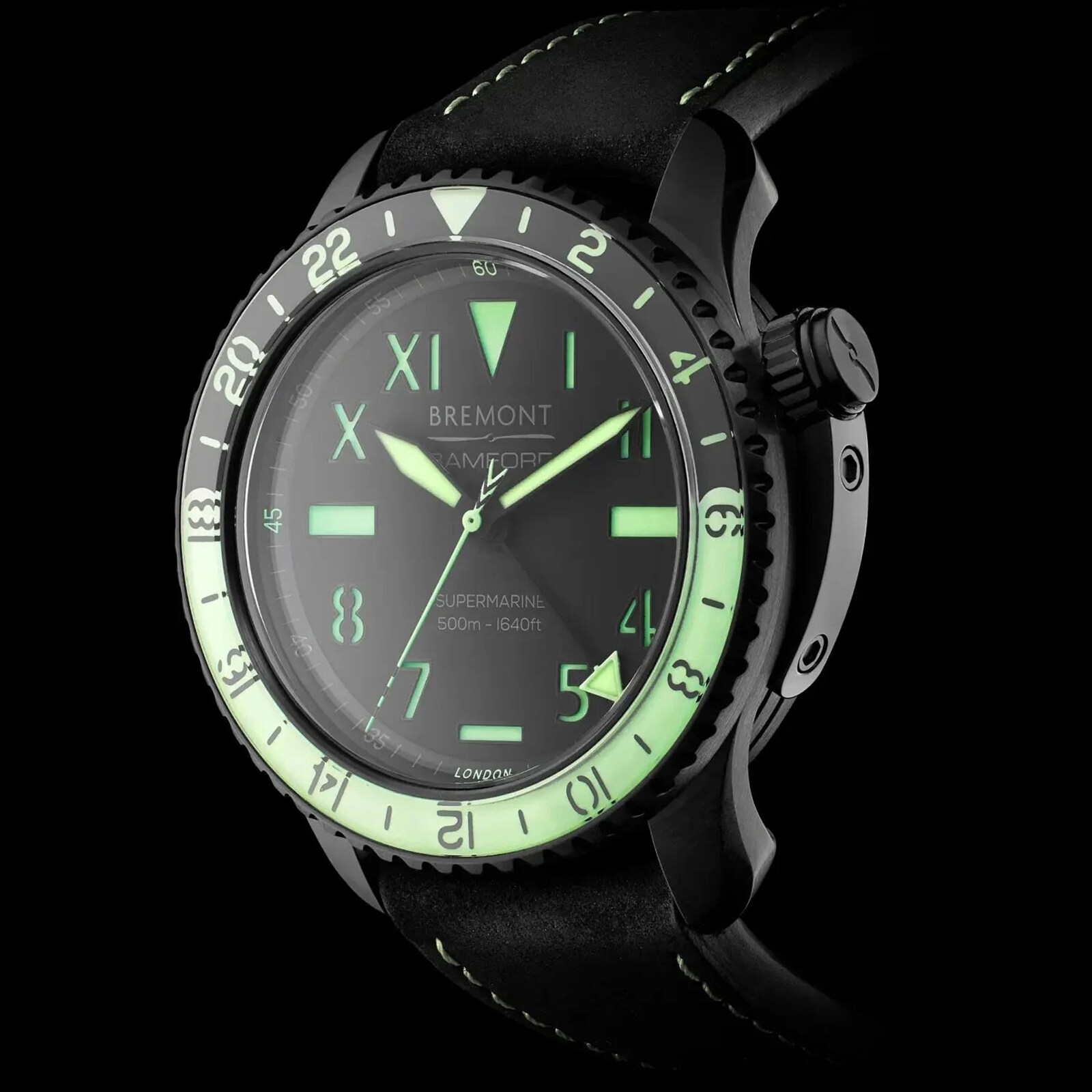 Bremont Bremont Bamford Aurora 43mm Limited Edition Mens Watch Black