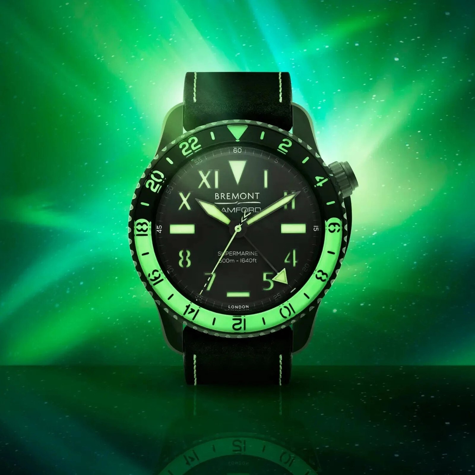 Bremont Bremont Bamford Aurora 43mm Limited Edition Mens Watch Black