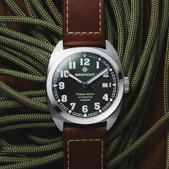 Bremont Terra Nova 40.5mm Date Mens Watch Green