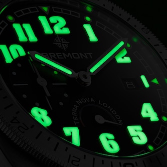 Bremont Terra Nova 40.5mm Mens Watch Black Bremont Terra Nova 40.5mm Mens Watch Black