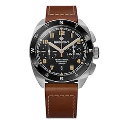 17190313 - Terra Nova 42.5mm Chronograph Mens Watch Black