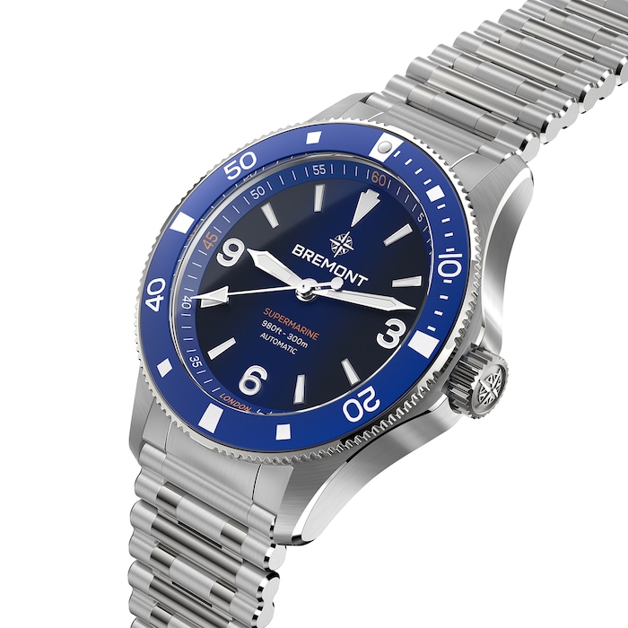 Bremont Supermarine 300M 40mm Mens Watch Blue