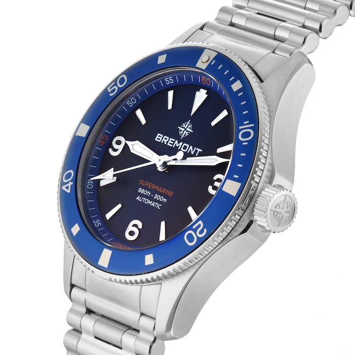 Bremont Supermarine 300M 40mm Mens Watch Blue