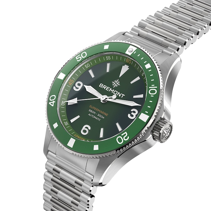 Bremont Supermarine 300M 40mm Mens Watch Green