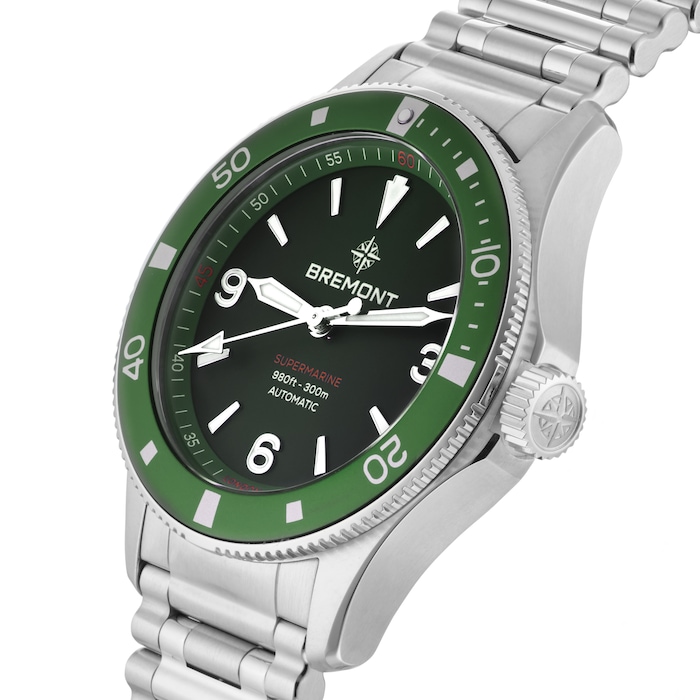 Bremont Supermarine 300M 40mm Mens Watch Green