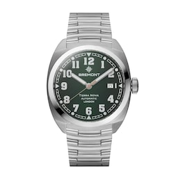 17190320 - Terra Nova 40.5mm Date Mens Watch Green