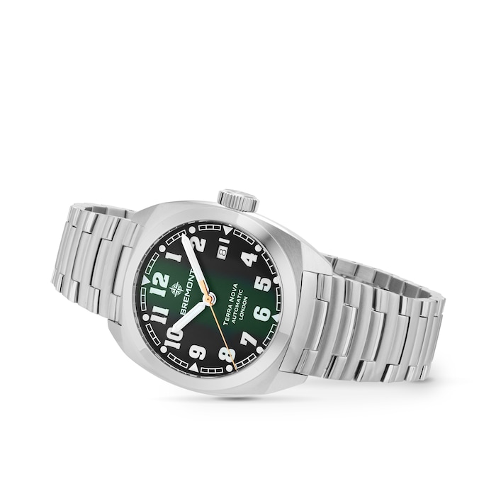 Bremont Terra Nova 40.5mm Date Mens Watch Green