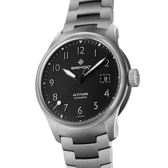 Bremont Altitude Date 39mm Mens Watch Black Bremont Altitude Date 39mm Mens Watch Black