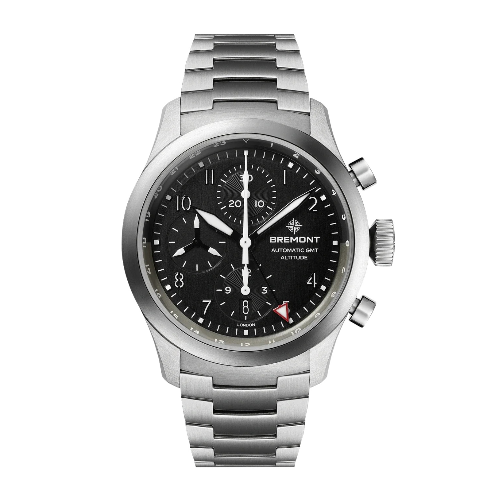 Bremont Altitude Chronograph GMT 42mm Mens Watch Black Bremont Altitude Chronograph GMT 42mm Mens Watch Black