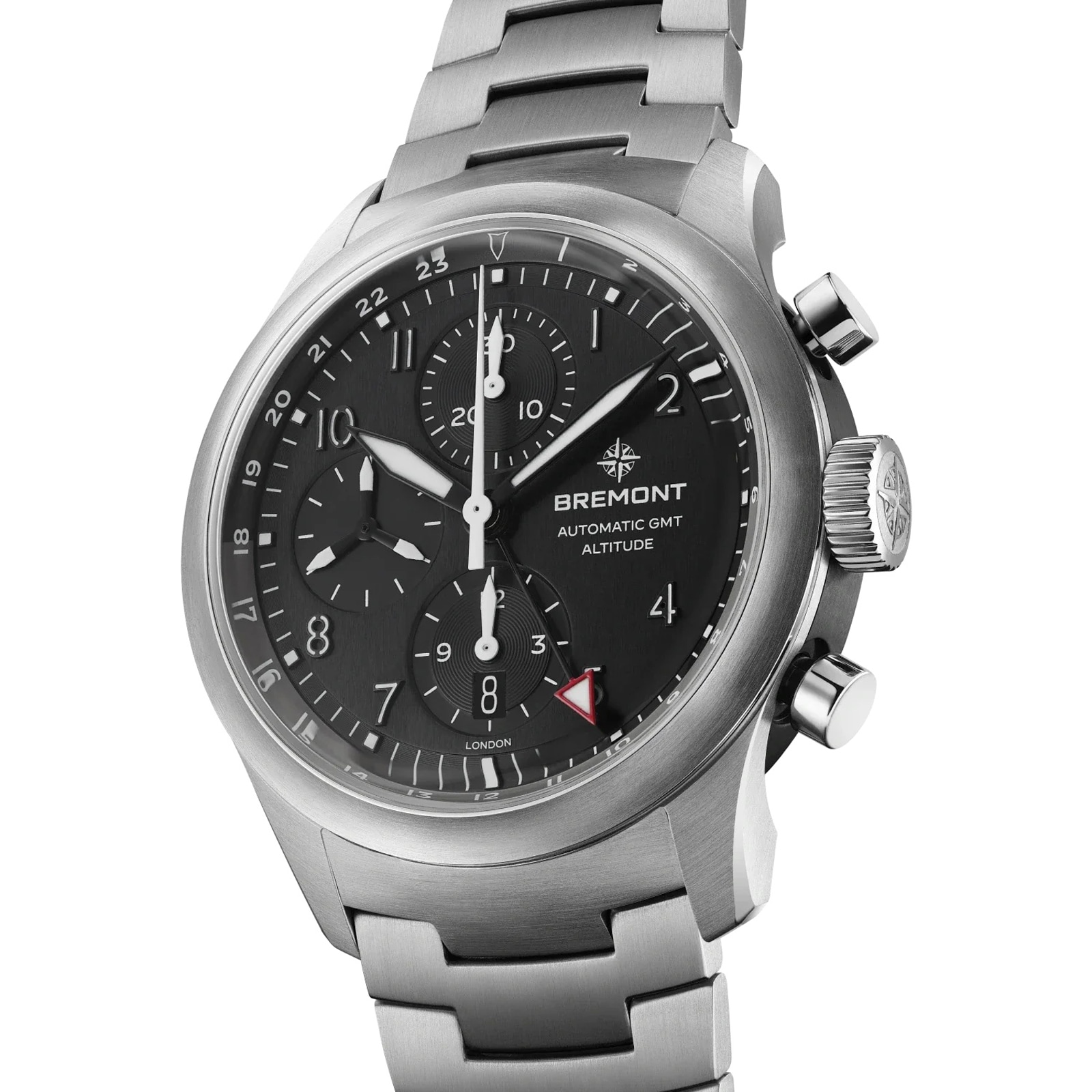 Bremont Altitude Chronograph GMT 42mm Mens Watch Black Bremont Altitude Chronograph GMT 42mm Mens Watch Black