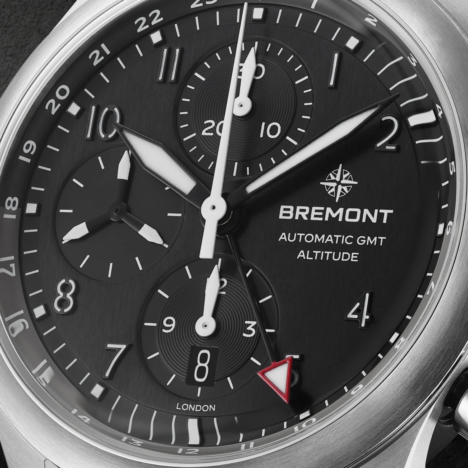 Bremont Altitude Chronograph GMT 42mm Mens Watch Black Bremont Altitude Chronograph GMT 42mm Mens Watch Black