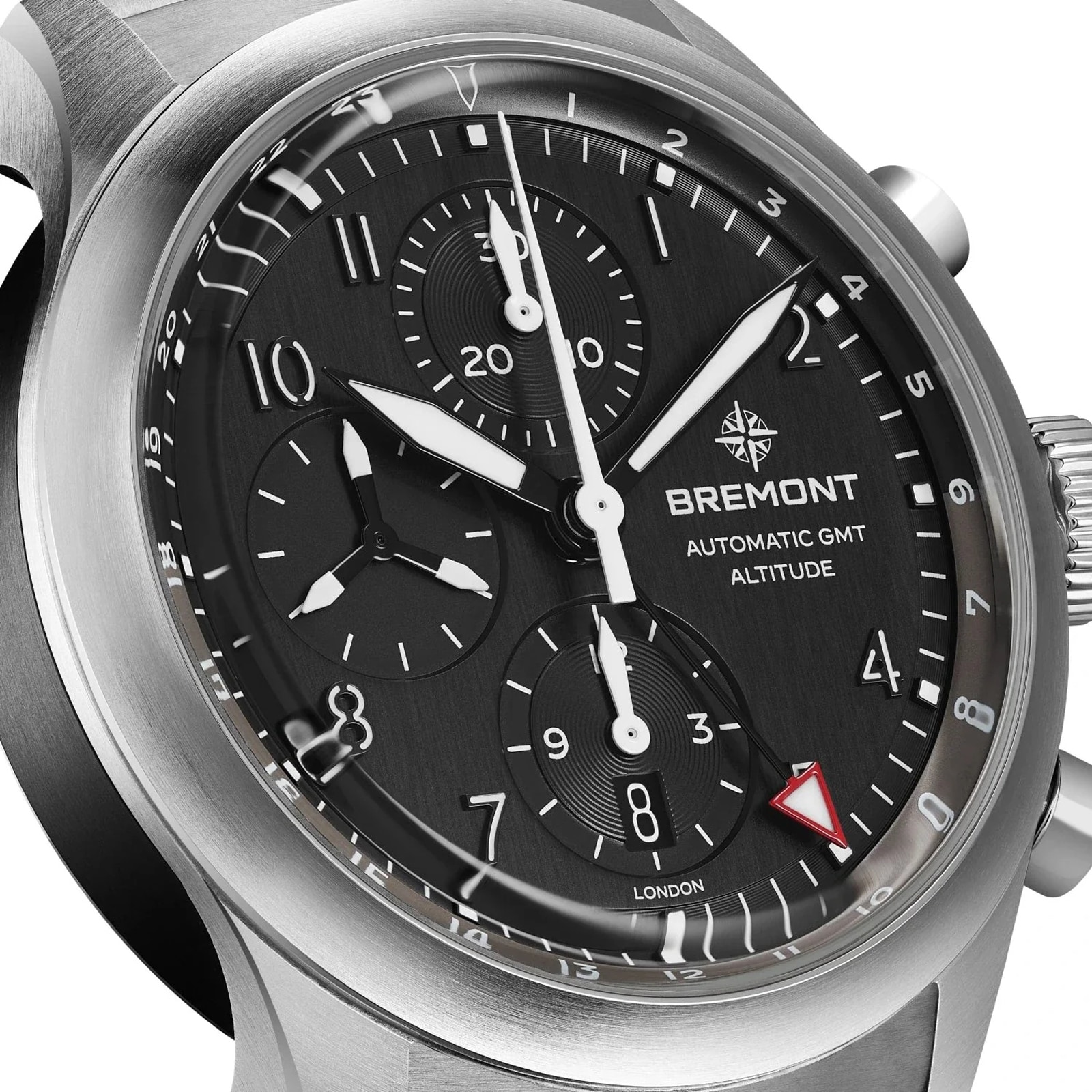 Bremont Altitude Chronograph GMT 42mm Mens Watch Black Bremont Altitude Chronograph GMT 42mm Mens Watch Black