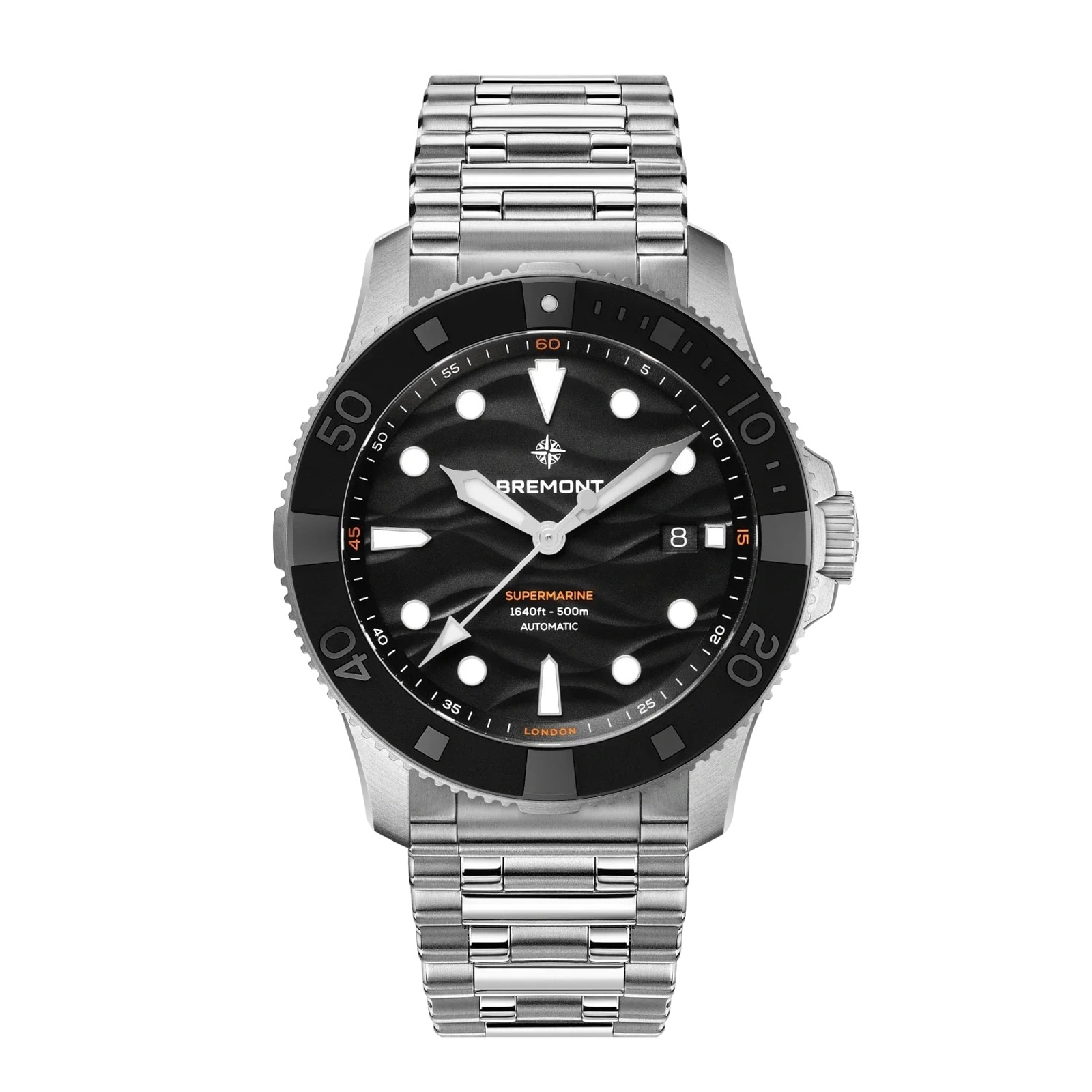 Bremont Supermarine 500M 43mm Mens Watch Black Bremont Supermarine 500M 43mm Mens Watch Black