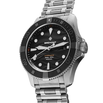 Bremont Supermarine 500M 43mm Mens Watch Black Bremont Supermarine 500M 43mm Mens Watch Black