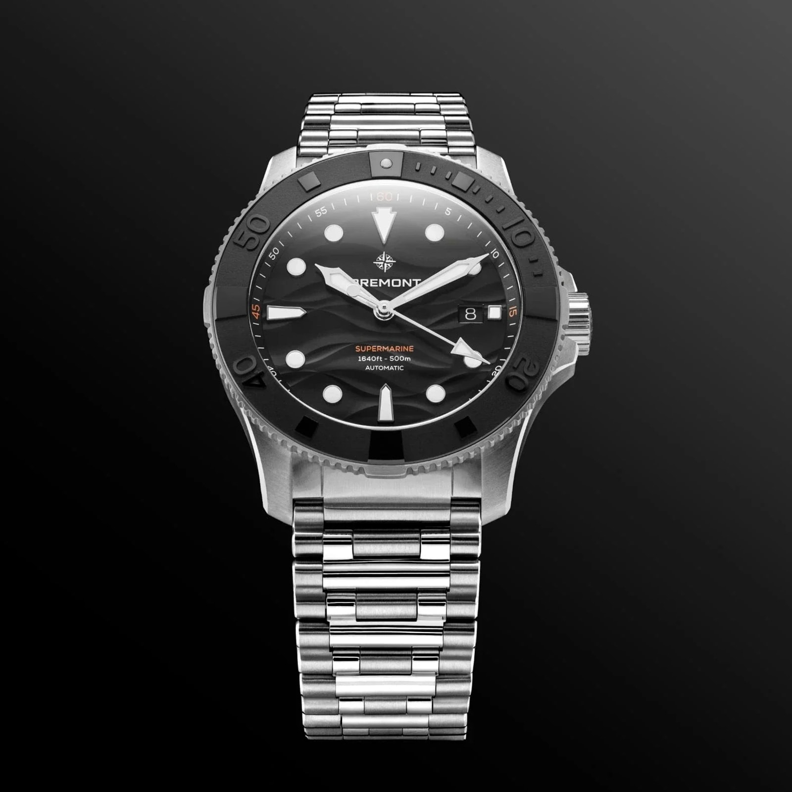 Bremont Supermarine 500M 43mm Mens Watch Black Bremont Supermarine 500M 43mm Mens Watch Black