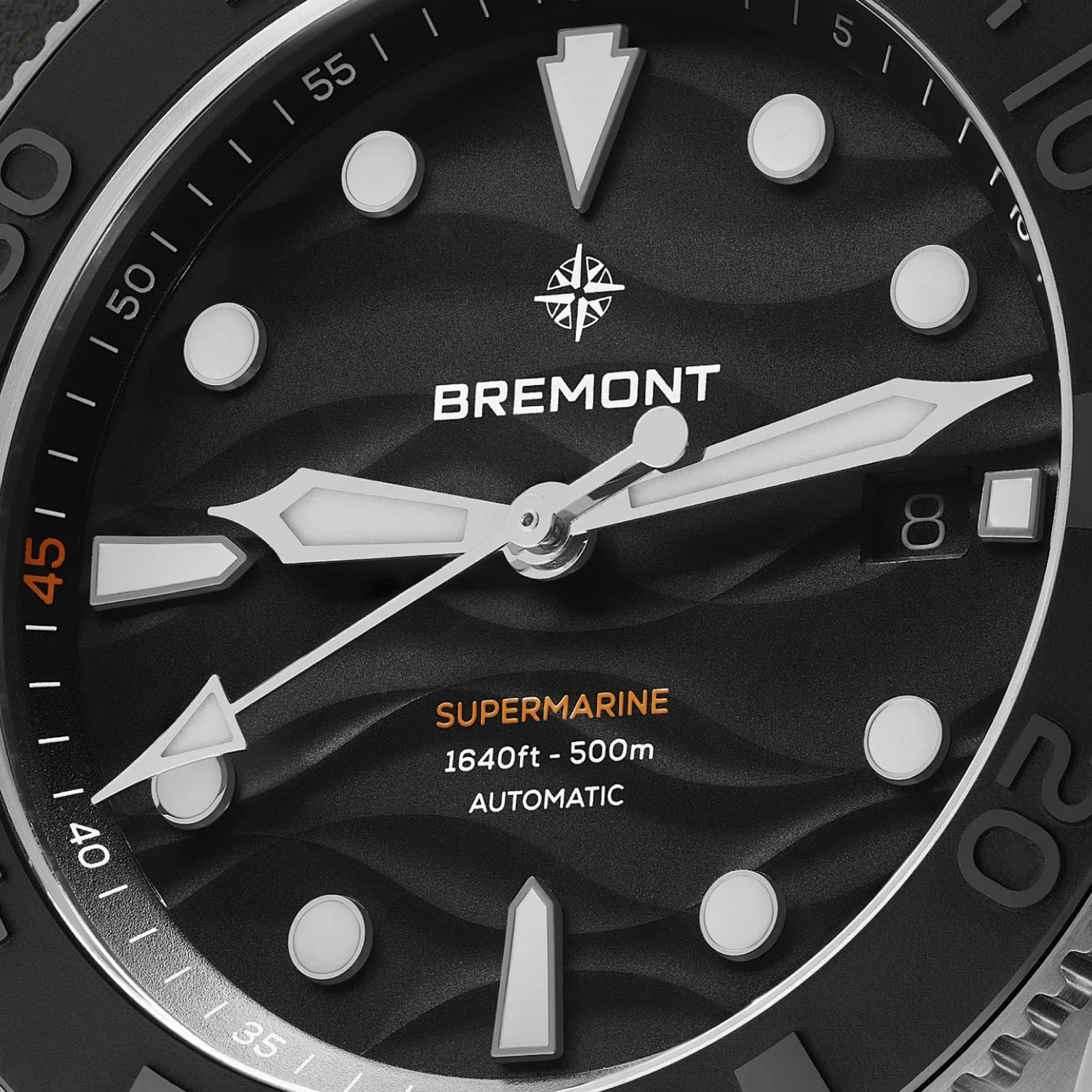 Bremont Supermarine 500M 43mm Mens Watch Black Bremont Supermarine 500M 43mm Mens Watch Black