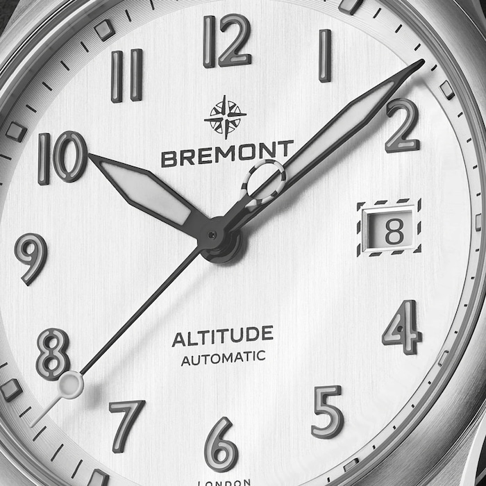 Bremont Altitude Date 39mm Unisex Watch Silver