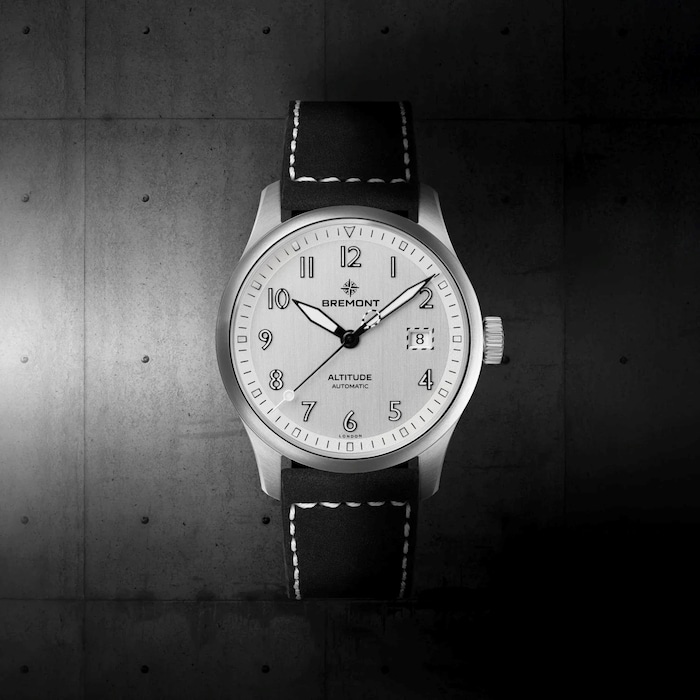 Bremont Altitude Date 39mm Unisex Watch Silver