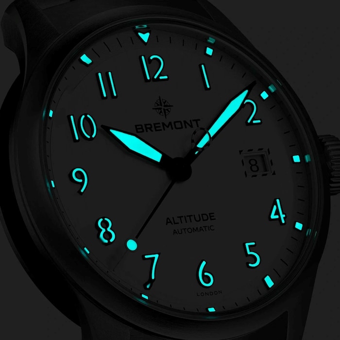 Bremont Altitude Date 39mm Unisex Watch Silver