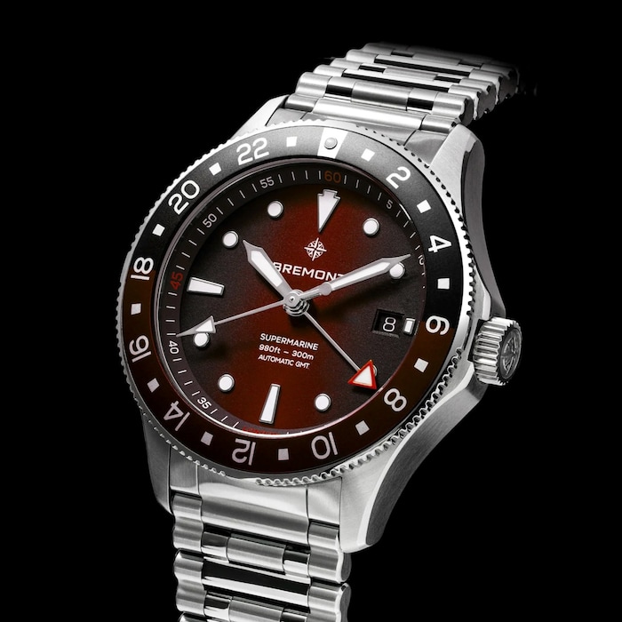 Bremont Supermarine 300M GMT 40mm Limited Edition Unisex Watch Red