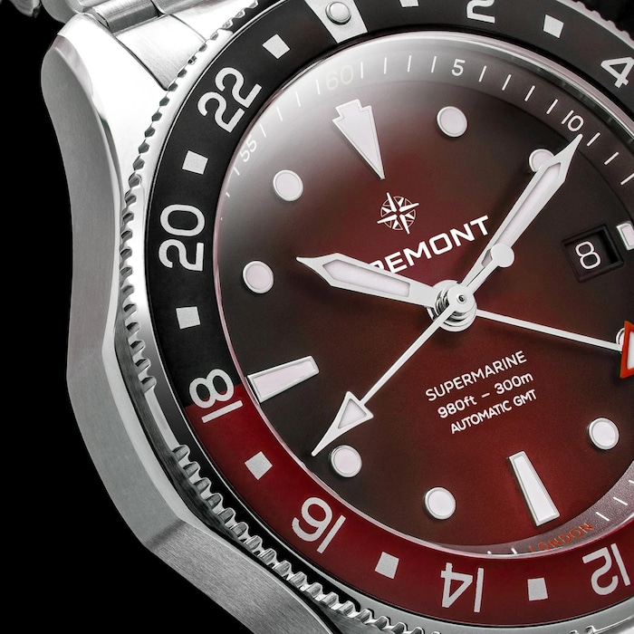 Bremont Supermarine 300M GMT 40mm Limited Edition Unisex Watch Red